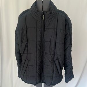 Dictionary jacket size XL Black Quilted Puffer Jacket